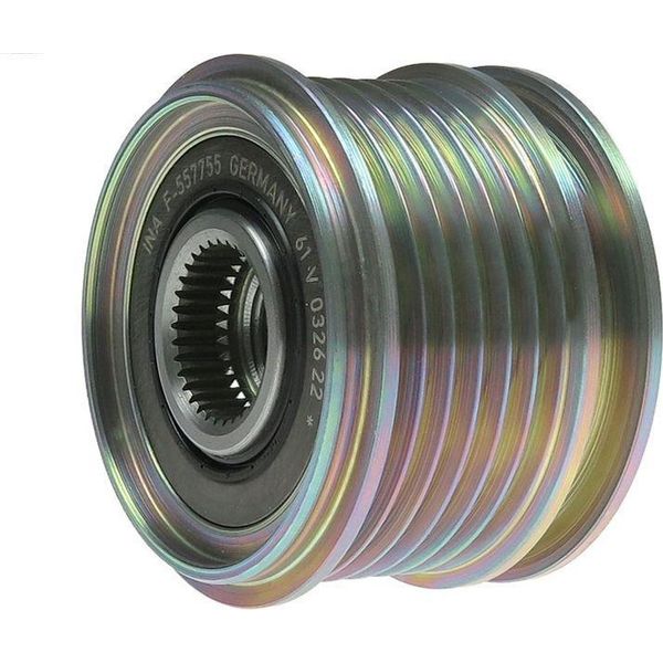 AS-PL AFP3018(INA) Ruota Libera Alternatore Oe 7700110616 Compatibile Con Thalia, Twingo, Scenic, Sandero, Modus, Megane, Logan, Laguna, Kangoo, Kadjar, Fluence, Espace, Duster, Clio, Captur, Tiida, NV200, Note, Micra, Kubistar, Almera, Citan, Solenza, Lodgy, Dokker-image
