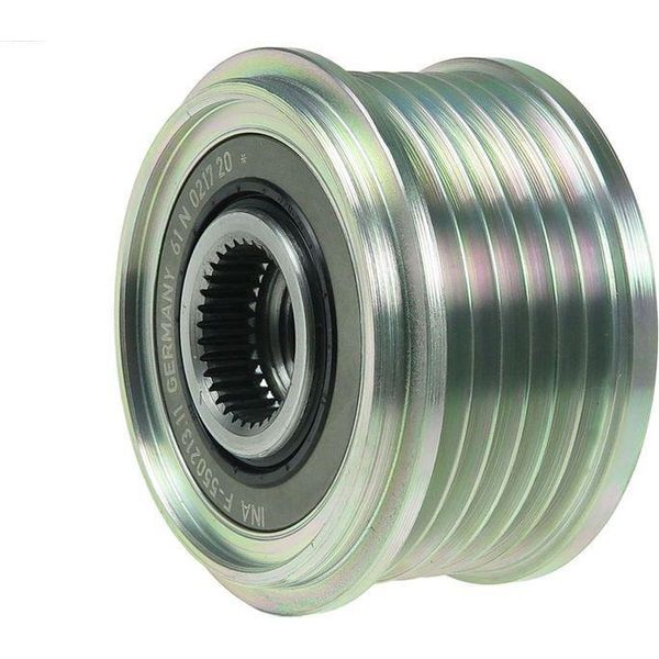 AS-PL AFP0057(INA) Ruota Libera Alternatore Oe Compatibile Con Twingo, Thalia, Talisman, Scenic, Modus, Megane, Kangoo, Kadjar, Fluence, Duster, Clio, Tiida, Qashqai, Pulsar, NV200, Note, Micra, Juke, Cube, Sandero, Logan, Lodgy, Dokker-image