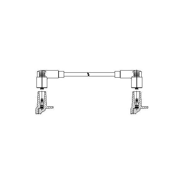 Cavo Di Accensione Bremi 114/55 Oe N10052907 Compatibile Con Inca, Caddy, Corrado, Golf Iii, Golf Iv, Passat 35I, Vento-image