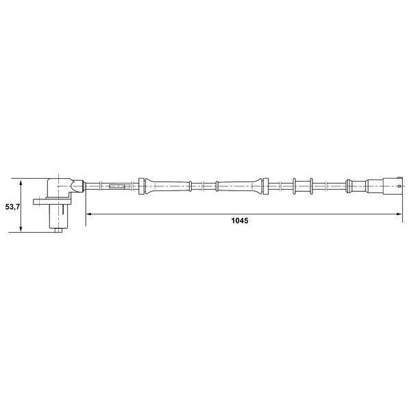 Bosch 0 265 006 162 Sensore Di Velocità Del Motore Oe Compatibile Con Alf. 145, Alf. 146, Alf. 155, Alf. Gtv, Spider, Coupé, Delta-image