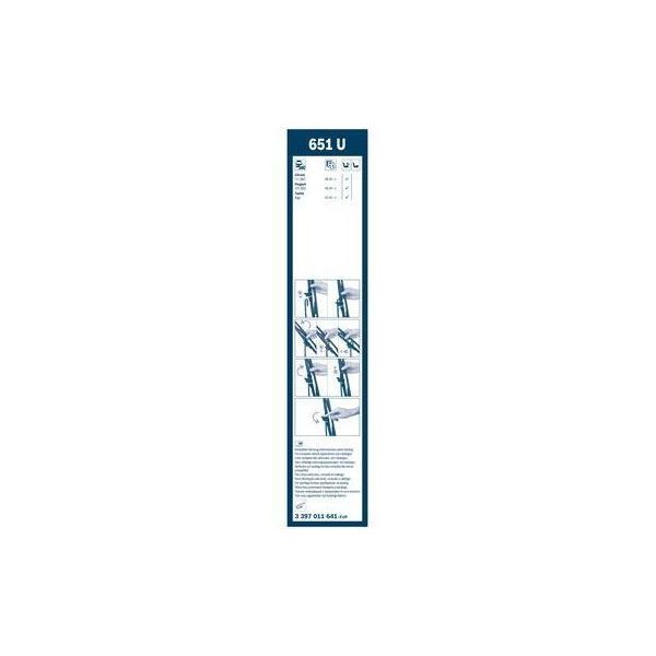Bosch 3 397 011 641 Spazzola Tergicristallo Oe 6423K7 Compatibile Con C1, Aygo-image