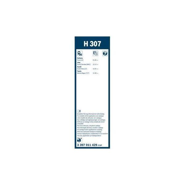 Bosch 3 397 011 429 Spazzola Tergicristallo Posteriore Oe 3834058J00 Compatibile Con Cherokee, Nx-image