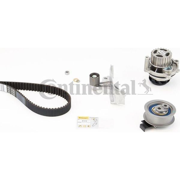 Continental Ctam CT909WP3 Pompa Acqua + Kit Cinghia Dentata Oe Compatibile Con A4 8E, A4 8H, A6 4B, Passat 3B-image