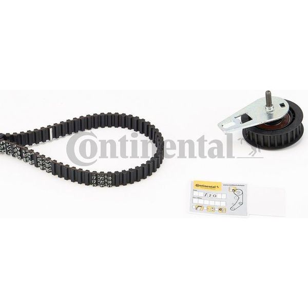 Continental Ctam CT970K1 Kit Cinghia Dentata Compatibile Con Alf. 145, Alf. 146, Alf. 147, Alf. 155, Alf. 156, Alf. 166, Alf. Gt, Alf. Gtv, Spider, Coupé, Dedra, Delta, Lybra-image