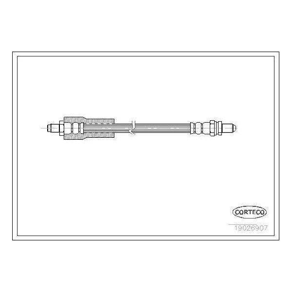 Corteco 19026907 Tubo Freno Oe 7402895 Compatibile Con Escort-image
