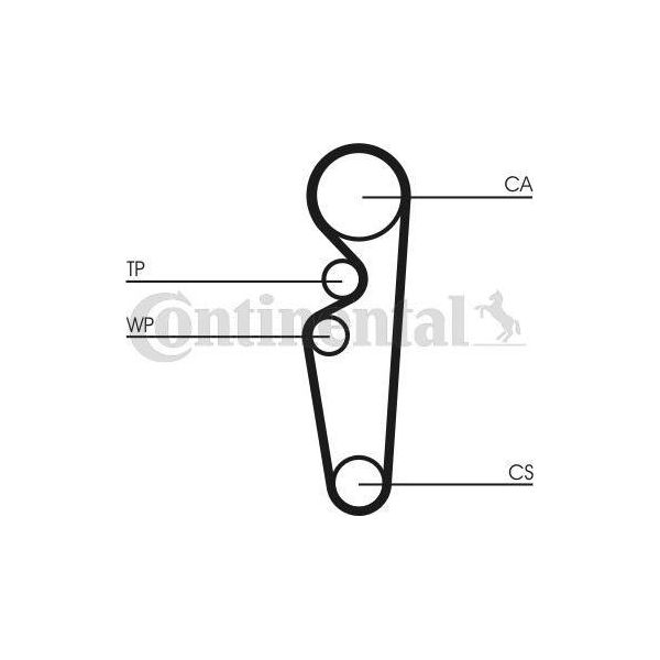 Continental Ctam CT729K1 Kit Cinghia Dentata Oe Compatibile Con Escort-image