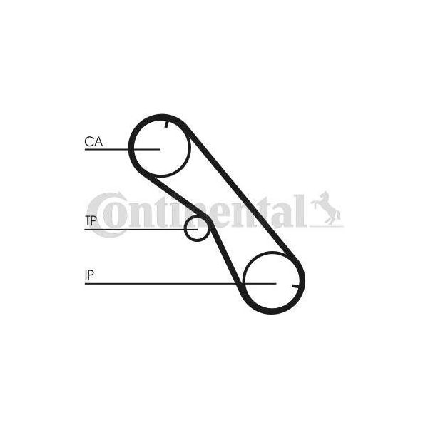 Continental Ctam CT1089K2 Kit Cinghia Dentata Oe Compatibile Con Hiace, Hilux, Land Cruiser-image