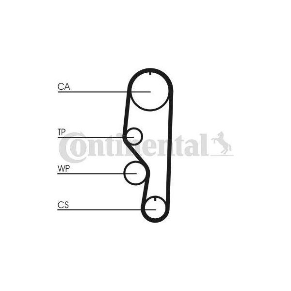 Continental Ctam CT557K1 Kit Cinghia Dentata Oe Compatibile Con Ibiza-image