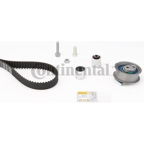 Continental Ctam CT1088K3 Kit Cinghia Dentata Oe 06F198119B Compatibile Con A1 8X, A3 8P, A4 8E, A4 8H, A6 4F, Tt, Altea, Altea Xl, Exeo, Leon, Toledo, Octavia, Eos, Golf Plus, Golf V, Golf Vi, Jetta, Passat 3C, Polo 6R, Scirocco, Touran-image