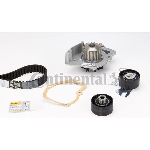 Continental Ctam CT1091WP1 Pompa Acqua + Kit Cinghia Dentata Oe 1609525480 Compatibile Con C4, C4, C5, C8, Jumpy, Scudo, Ulysse, C-Max, Focus, Galaxy, Kuga, Mondeo, S-Max, Phedra, 307, 308, 407, 508, 607, 807, Expert, C30, C70, S40, S80, V50, V70-image