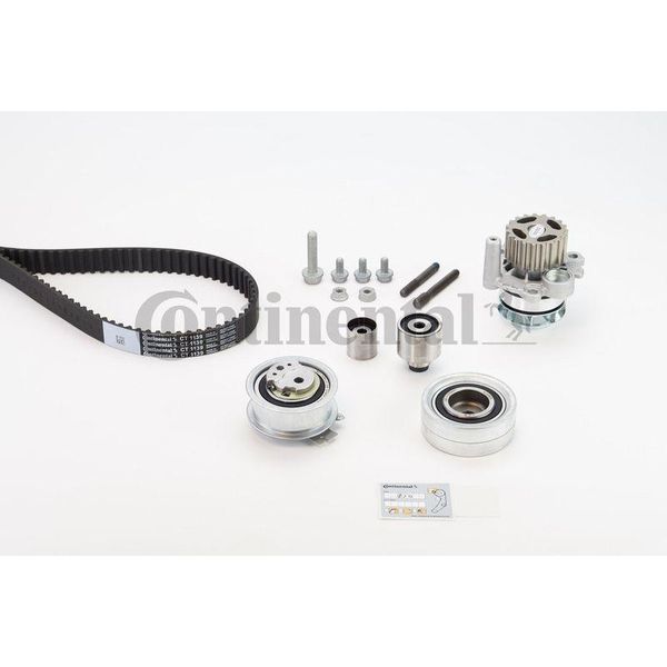 Continental Ctam CT1139WP6 Pompa Acqua + Kit Cinghia Dentata Oe Compatibile Con A1 8X, A3 8P, A4 8K, A5 8T, A5 8F, A6 4G, Q3, Q5, Tt, Alhambra, Altea, Altea Xl, Exeo, Ibiza, Leon, Toledo, Fabia, Octavia, Rapid, Roomster, Superb, Yeti, Amarok, Beetle, Caddy, Cc, Crafter, Eos, Golf Plus, Golf Vi, Jetta, Multivan V, Multivan Vi, Passat Alltrack, Passat 3C, Passat 3B, Passat Cc, Polo 6R, Scirocco, Sha-image