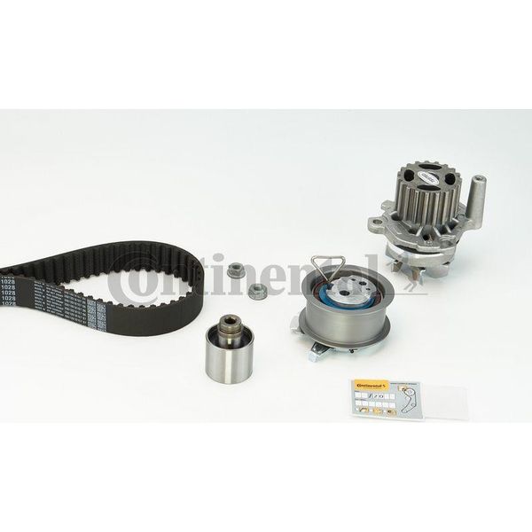 Continental Ctam CT1028WP5 Pompa Acqua + Kit Cinghia Dentata Oe Compatibile Con Ibiza, Leon, Toledo, Bora, Golf Iv-image
