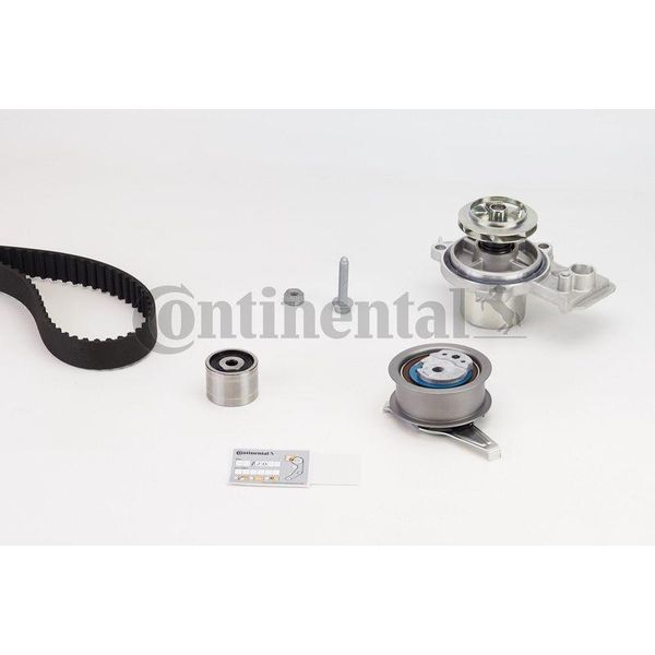 Continental Ctam CT1168WP2 Pompa Acqua + Set Cinghia Dentata Oe Compatibile Con A1 8X, Ibiza, Toledo, Fabia, Rapid, Polo 6R-image