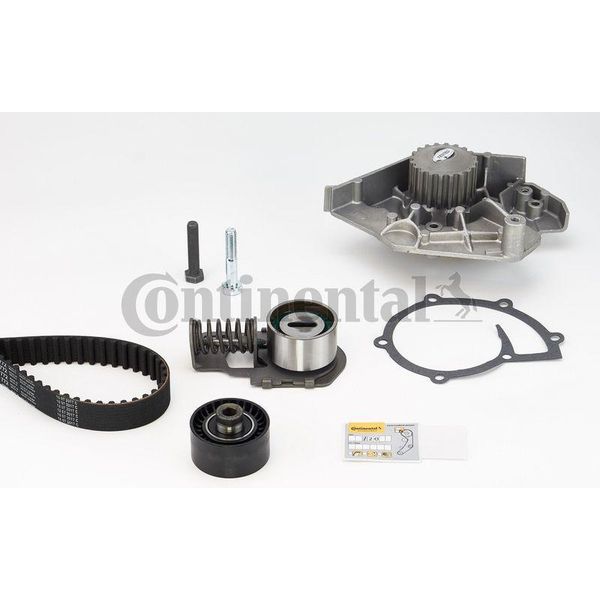 Continental Ctam CT772WP1 Pompa Acqua + Kit Cinghia Dentata Oe 1611898480 Compatibile Con 806, 605, 406, Zeta, Ulysse, Xm, Xantia, Evasion-image
