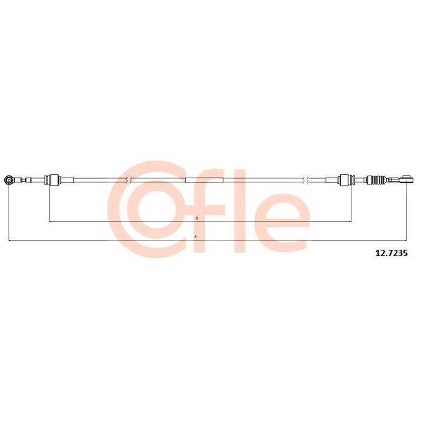 Cofle 12.7235 Cavo, Cambio Manuale Oe 46840410 Compatibile Con Strada-image