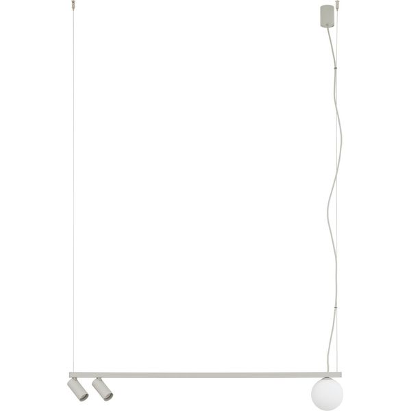 Nowodvorski Fourty Silk Gray Lampada A Sospensione In Alluminio-image