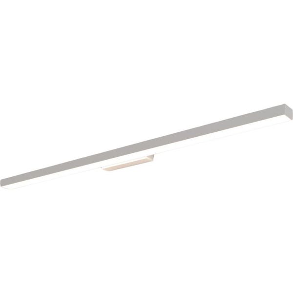 Applique Da Bagno Sopra Lo Specchio, Bianca, Lineare, 92 Cm, Colore Variabile, Led, 24 W, Aqua Light Prestige-image