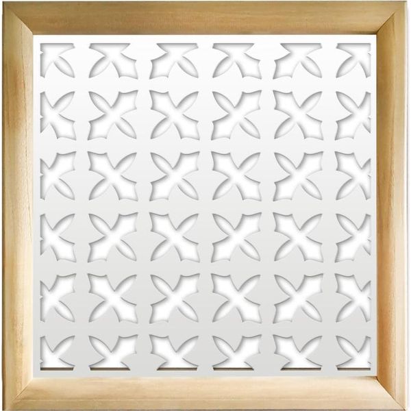 Crusades - Moduli Decorativi In Legno E Pvc 48X48 Cm Bianco-image