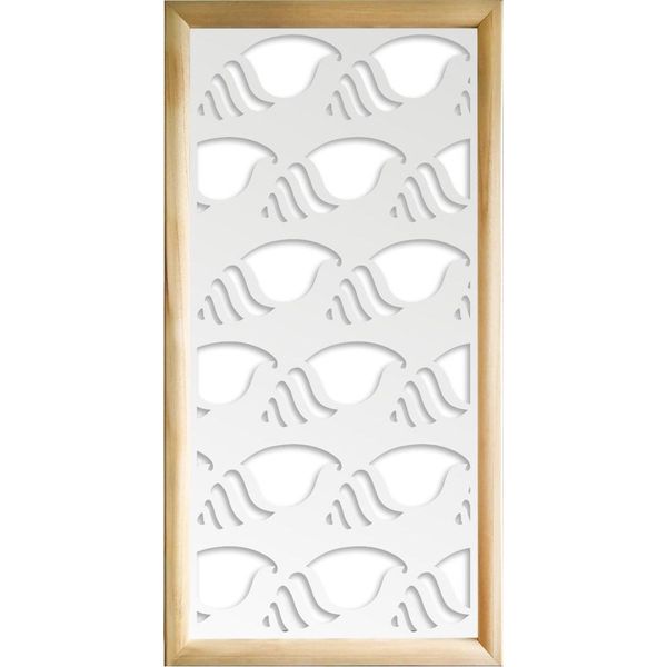 Hermitcrab - Moduli Decorativi In Legno E Pvc 47X94 Cm Bianco-image