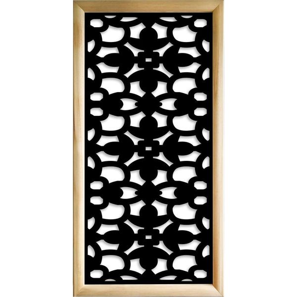 Anchorage - Moduli Decorativi In Legno E Pvc 47X94 Cm Nero-image