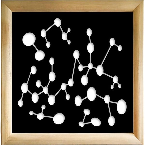 Nanotech - Moduli Decorativi In Legno E Pvc 48X48 Cm Nero-image