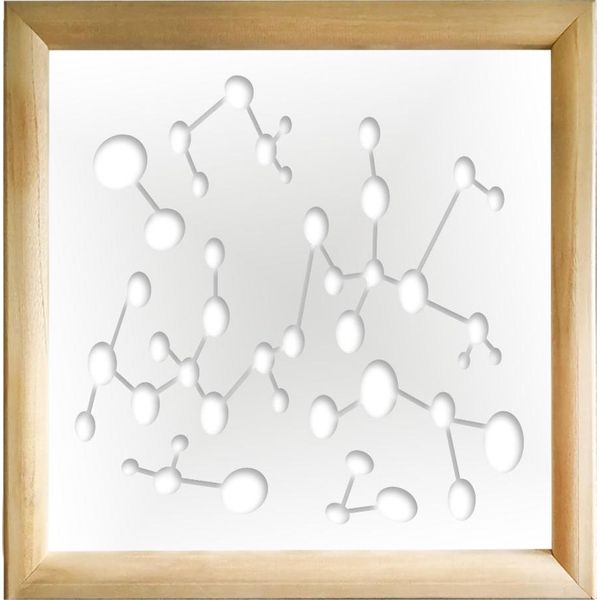 Nanotech - Moduli Decorativi In Legno E Pvc 48X48 Cm Bianco-image