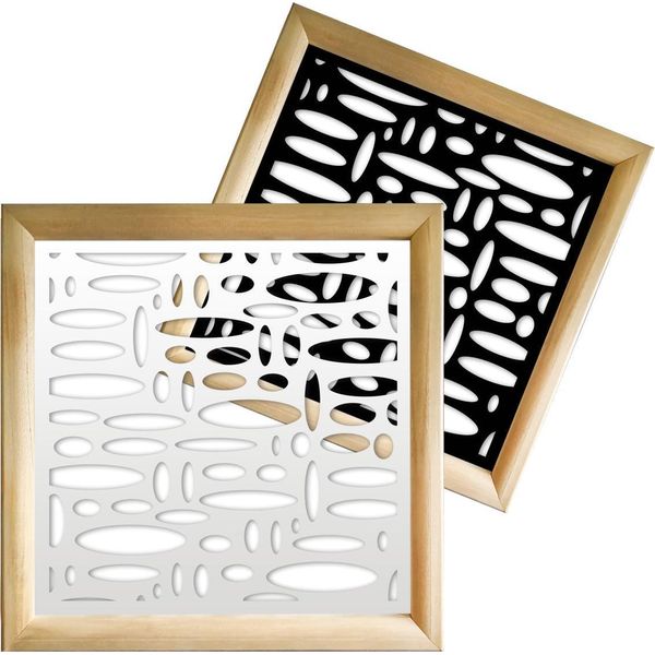 Flashpoint - Moduli Decorativi In Legno E Pvc 98X98 Cm Bianco-image