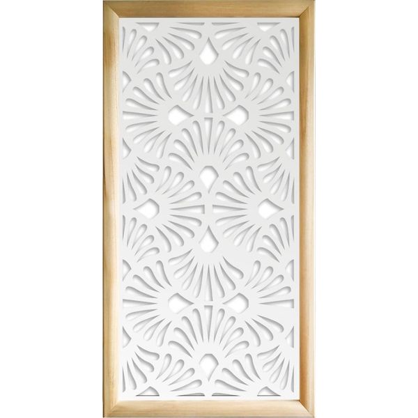 Eventails - Moduli Decorativi In Legno E Pvc 47X94 Cm Bianco-image