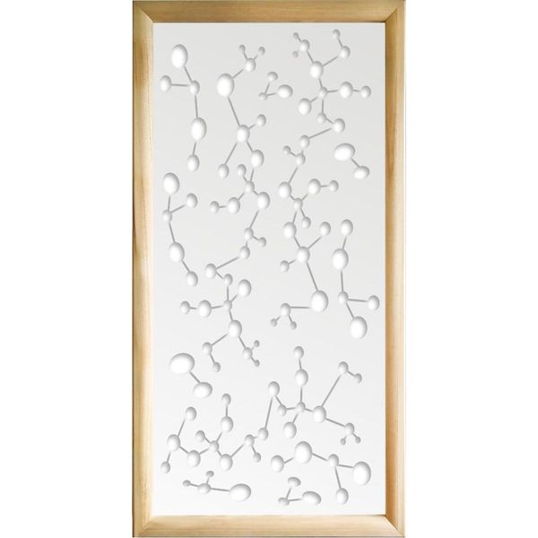 Nanotech - Moduli Decorativi In Legno E Pvc 73X148 Cm Bianco-image