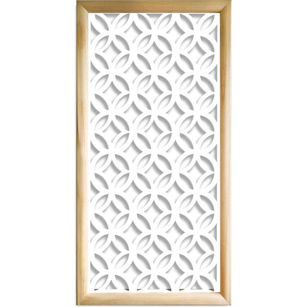 Eclectic - Moduli Decorativi In Legno E Pvc 47X94 Cm Bianco-image