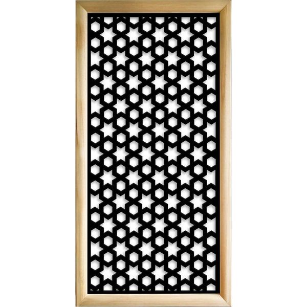 Popstar - Moduli Decorativi In Legno E Pvc 73X148 Cm Nero-image