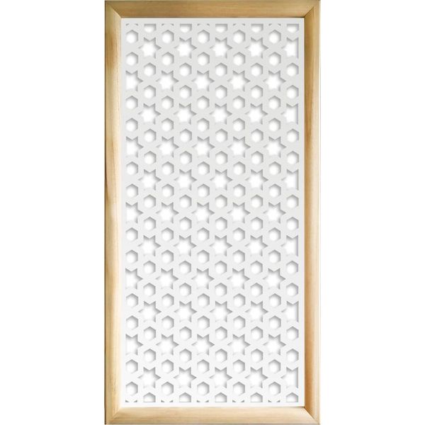 Popstar - Moduli Decorativi In Legno E Pvc 47X94 Cm Bianco-image