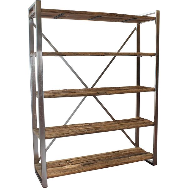 Milani Home - Mobile Scaffale Cm 118 L X 37 P X 218 H-image