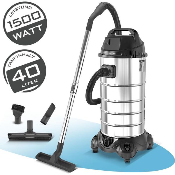 Stahlwerk VCL-1500 St Aspirapolvere A Umido E A Secco 1500 W Aspirapolvere Industriale Da 40 Litri-image