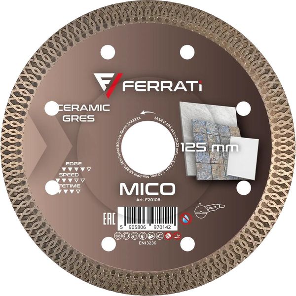 Disco Diamantato Ferrati Mico 125 Mm-image