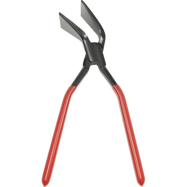 Pinze Per Piegare La Lamiera / Pinze Per Aggraffare - Set Di Pinze Per Piegare - Set Da 3 Pezzi - Teste: Diritte, 45° E 90° - Per Piegare La Lamiera - Rosso-image