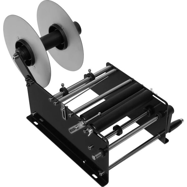 Etichettatrice - MT-30 Etichettatrice Per Bottiglie Rotonde - Semiautomatica - 10-30 Pezzi/Min - Per Etichette Autoadesive - Nero-image