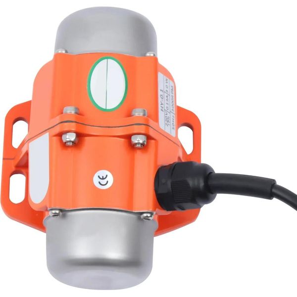 Motore A Vibrazione - Asincrono 220 V - 3000 Giri/Min - Monofase/Trifase - Per Macchine, Lavorazione Dei Metalli, Industria Mineraria - Arancione-image