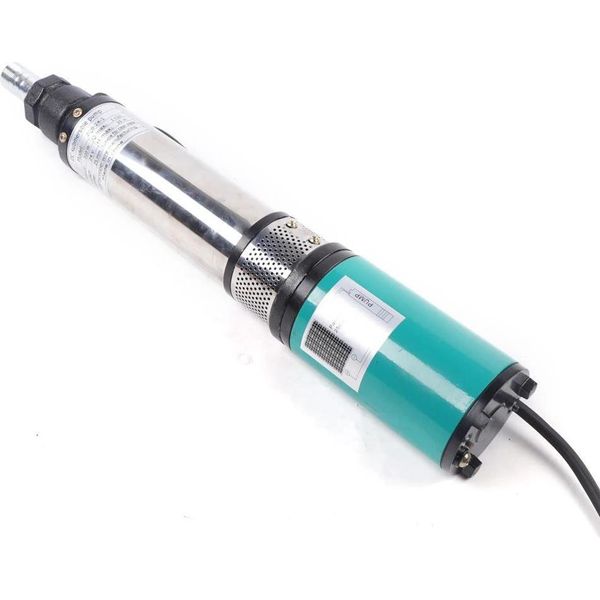 Pompa Sommersa - Velocità 4500 Giri/Min - Prevalenza 25 M - Portata 3 M³/H - Motore In Rame Puro - Per Pozzi, Cisterne, Giardini - Argento-image