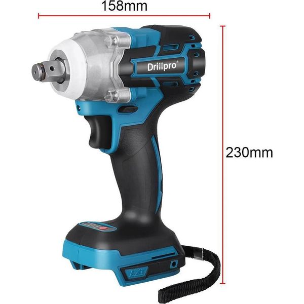 Avvitatore A Percussione - D92232 - 18 V - 350 Nm - Motore Brushless - Senza Fili - Attacco Quadrato Da 1,27 Cm - Senza Batteria - Oro-image
