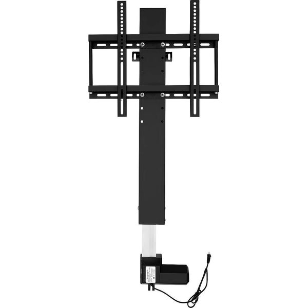 Supporto Tv Universale Orientabile - Supporto Da Tavolo - 66-145 Cm Lcd/Led - Regolabile In Altezza - Max. 50 Kg - Lega Di Alluminio - Nero-image