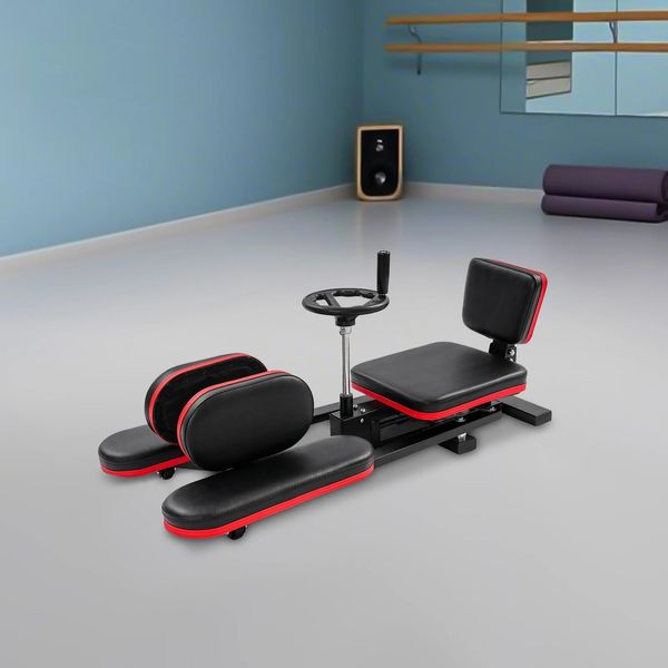 Beindehner - Attrezzo Per Lo Stretching Delle Gambe - Angolo Regolabile A 180° - Flessibilità E Allenamento Per La Spaccata - Fitness A Casa/Allenamento Della Forza - Nero-image