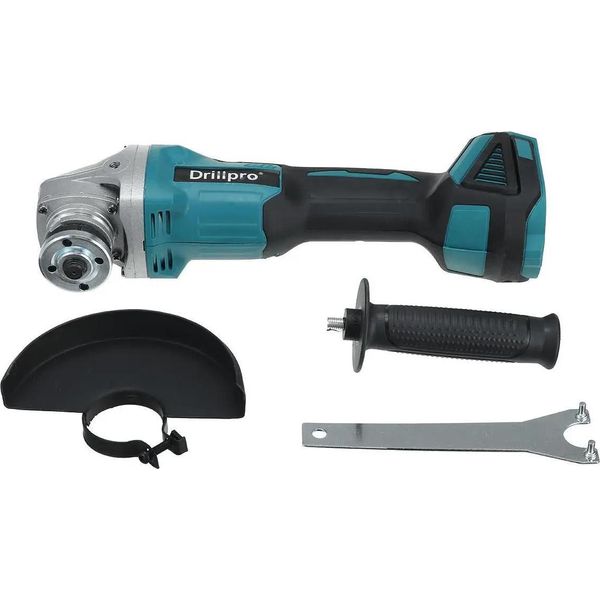 Smerigliatrice Angolare A Batteria - Senza Spazzole 125 Mm - Potenza 800 W - Velocità A Vuoto 10.000 Giri/Min - Mandrino M14 - Tensione 18 V - Senza Batteria - Oro-image