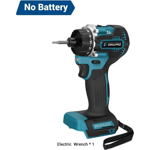 Avvitatore A Batteria - Senza Fili - Senza Spazzole 1000 W - 27–280 Nm - 2 Velocità - 4000 Giri/Min - Compatibile Con 18 V - Senza Batteria - Oro-image