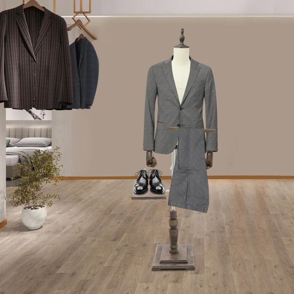 Manichino Da Vetrina - Torso Maschile - Busto Da Sarto - Per Cucito E Presentazione - Plastica - Beige-image