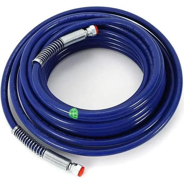 Tubo Flessibile Per Verniciatura Airless - Tubo Flessibile In Fibra - Lunghezza 15 M - Leggero - 3300 Psi - Blu-image