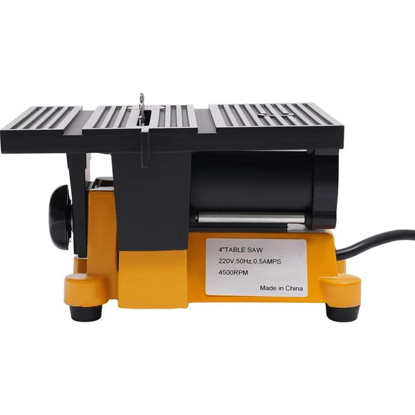 Sega Elettrica Da Tavolo - Mini Sega Circolare Da Tavolo - Funzionamento A Corrente Continua - Senza Batteria - Per Legno, Plastica, Vetro, Pietra, Compensato - Braun-image