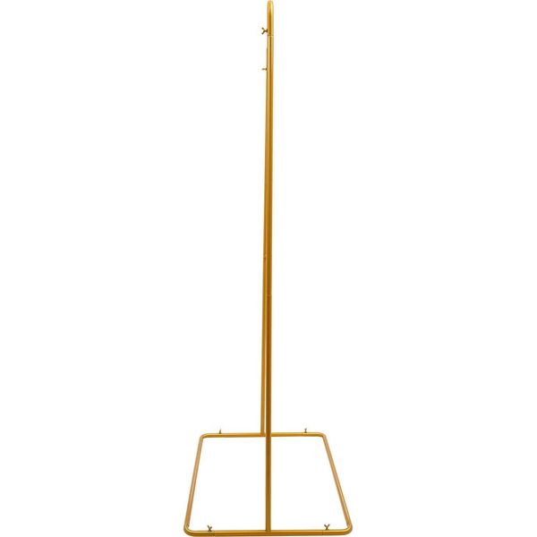 Traubogen - Supporto Per Sfondo - Arco Tubolare In Ferro - 105×67,5×200 Cm - Portata 8 Kg - Per Fiori E Foto - Oro-image