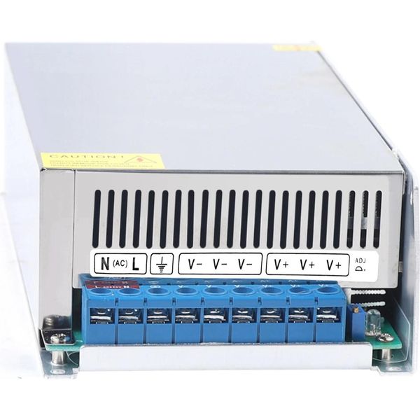 Alimentatore/Adattatore - Trasformatore Da Ca 220 V A Cc 48 V - Potenza 1000 W - Alimentatore Switching - Portatile - Argento-image