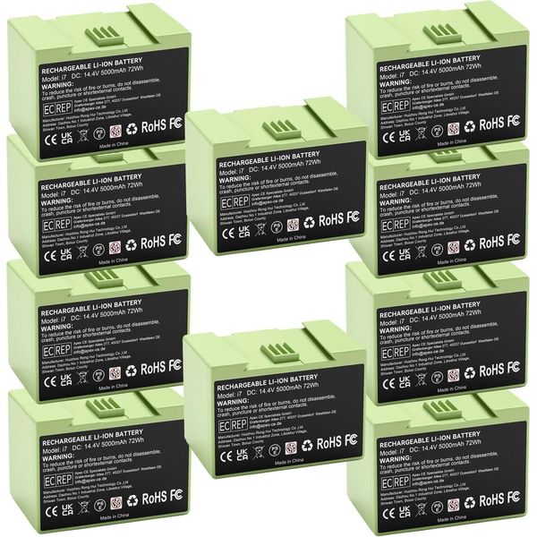 Roomba I7 - Batteria Di Ricambio - Li-Ion - Capacità >3500 Mah - Ricaricabile - Solo Batteria - Oro-image